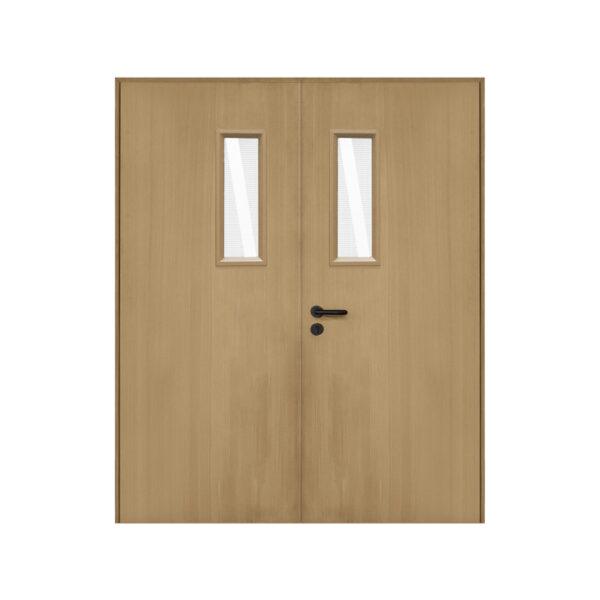Alba Double Engineering Door + Vision Panel